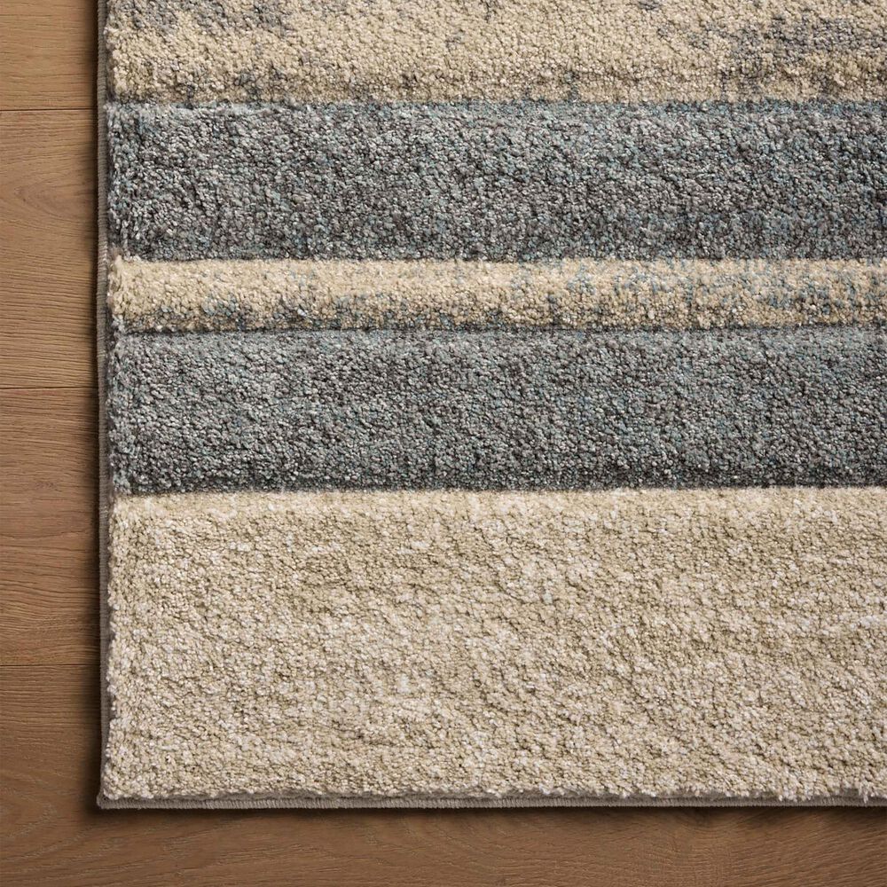 Loloi Silas 2&#39;7&quot; x 4&#39; Slate and Sand Area Rug, , large