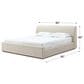 Urban Home Louis King Upholstered Platform Bed in Natural Linen, , large