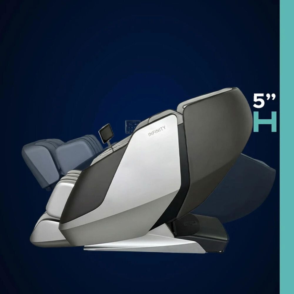 Infinity Massage Chairs Sensation 4D DualFlex Power Massage Chair in Light Gray, , large