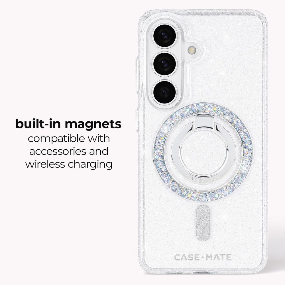 Case-Mate Twinkle Case with Magnet for Samsung Galaxy S26 in Twilight Silver, , large