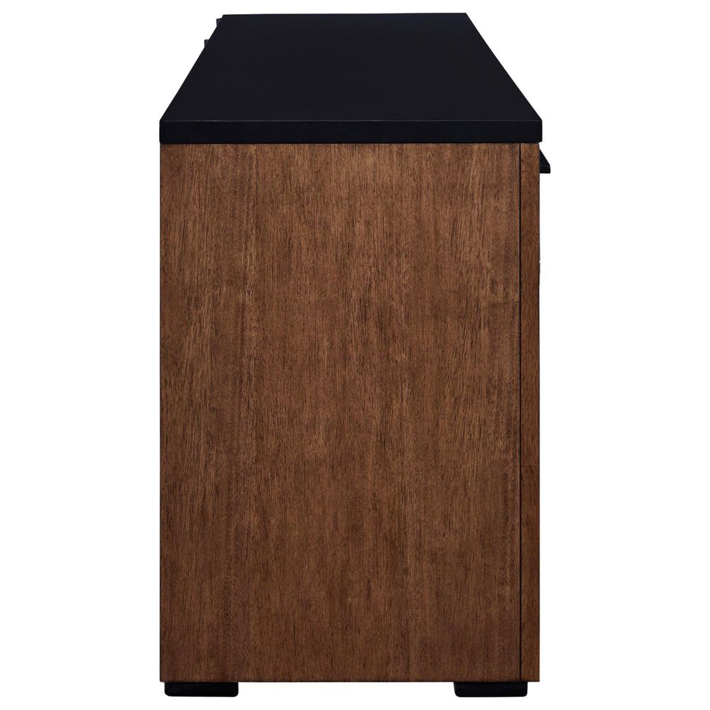 Ashley Kallari Credenza Desk in Warm Brown and Matte Black, , large