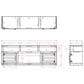Legends Home Sausalito 72" TV Console in Whiskey, , large