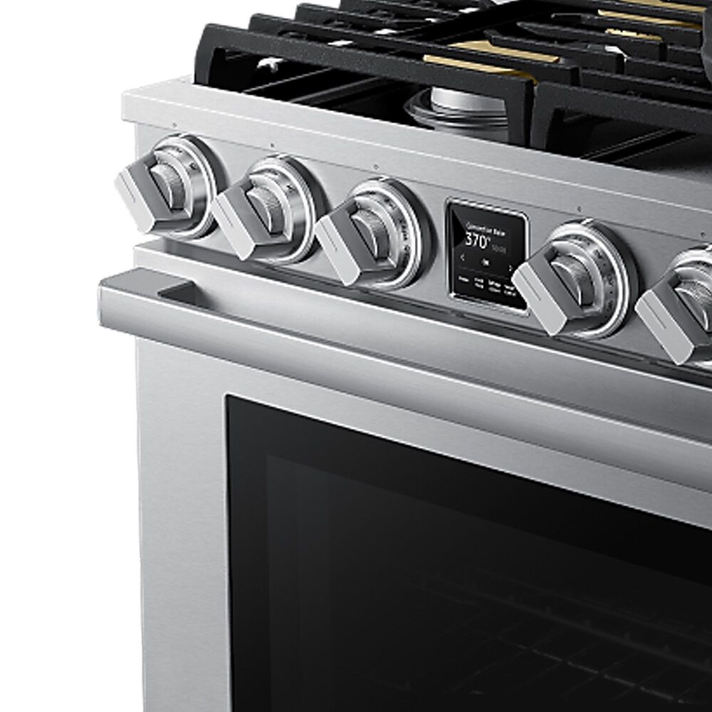 Dacor 30&quot; Professional Dual Fuel Range in Silver Stainless Steel, , large