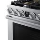 Dacor 30" Professional Dual Fuel Range in Silver Stainless Steel, , large