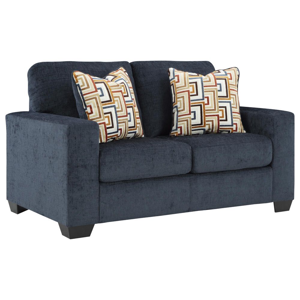Ashley Aviemore Stationary Sofa and Loveseat Set in Ink, , large