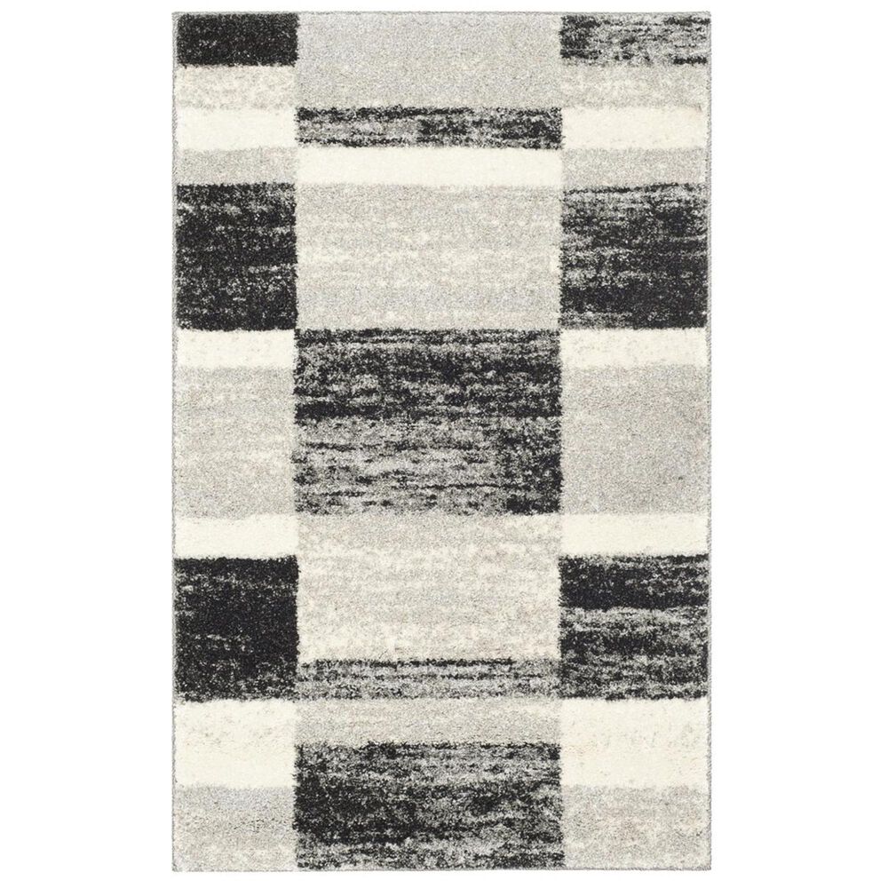 Safavieh Retro RET2692-9079 2"6" x 4" Black and Light Grey Runner, , large
