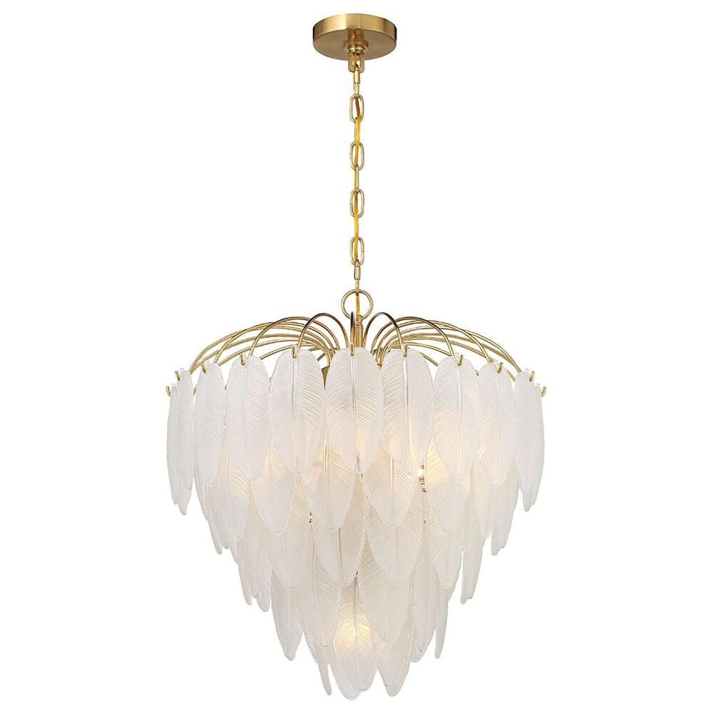 Savoy House Boa 6-Light Chandelier in Warm Brass, , large