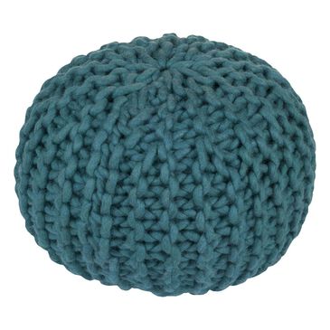 Surya Fargo Sphere Pouf in Blue, , large