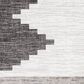Surya Eagean EAG-2356 Black, Off-White and Charcoal 7"10" Round Indoor/Outdoor Area Rug, , large