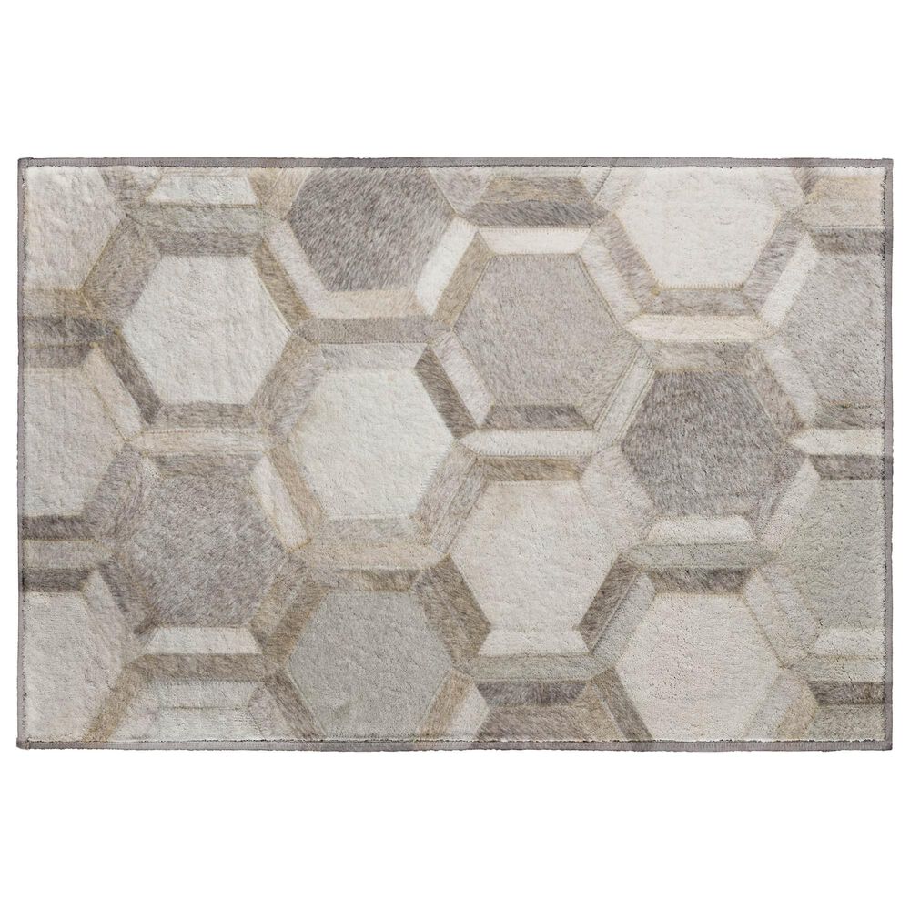 Dalyn Rug Company Bozeman BM1 Gray 2"6" x 3"10" Area Rug, , large