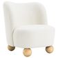 Furniture of America Velra Accent Chair in White, , large