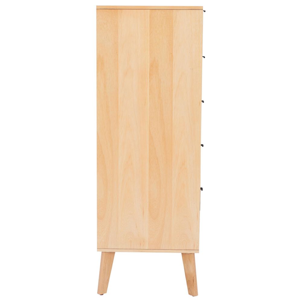 Linon Home Decor Collett 5-Drawer Chest in Natural, , large