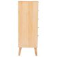Linon Home Decor Collett 5-Drawer Chest in Natural, , large