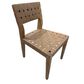 Nest Home Collections Metal and Wood Pedestal Dining Table and 8 Faux Leather Strapped Side Chairs, , large