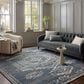 Magnolia Home Gigi Denim and Ivory 4" x 6" Area Rug, , large