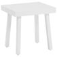 Linon Home Decor Holland Aluminum Side Table in White, , large
