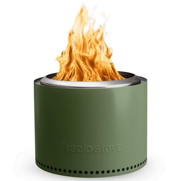 Solo Stove Bonfire Fire Pit with Stand 2.0 in Deep Olive, , large