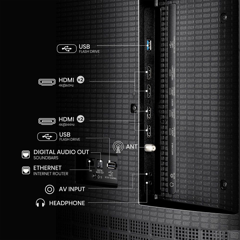 Hisense 100" Class QD6 Series QLED 4K in Black - Smart Fire TV, , large