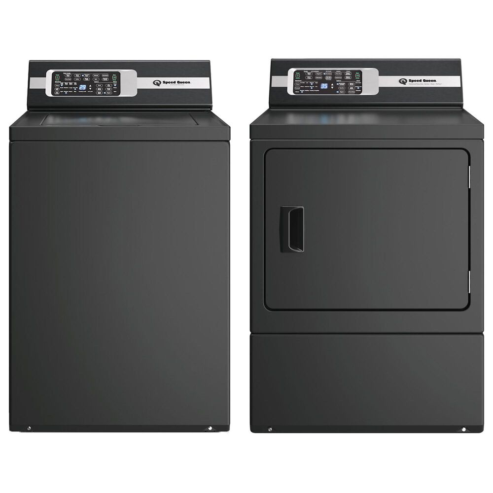 Speed Queen 3.2 Cu. Ft. Top  Load Washer and 7.0 Cu. Ft. Gas Dryer Laundry Pair in Black, , large