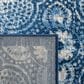 Safavieh Martha Stewart 4" x 6" Navy and Creme Area Rug, , large