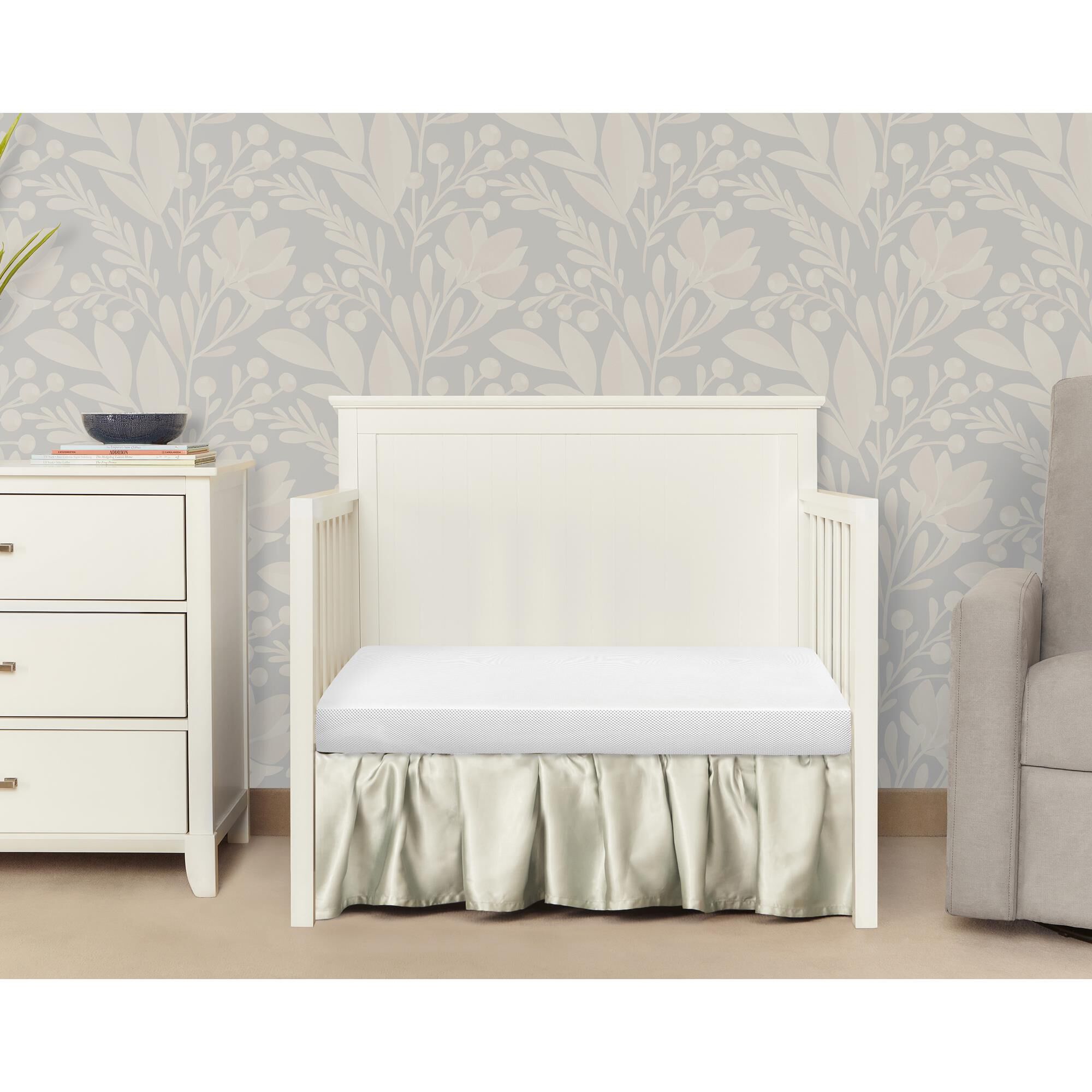 Portable crib mattress size deals