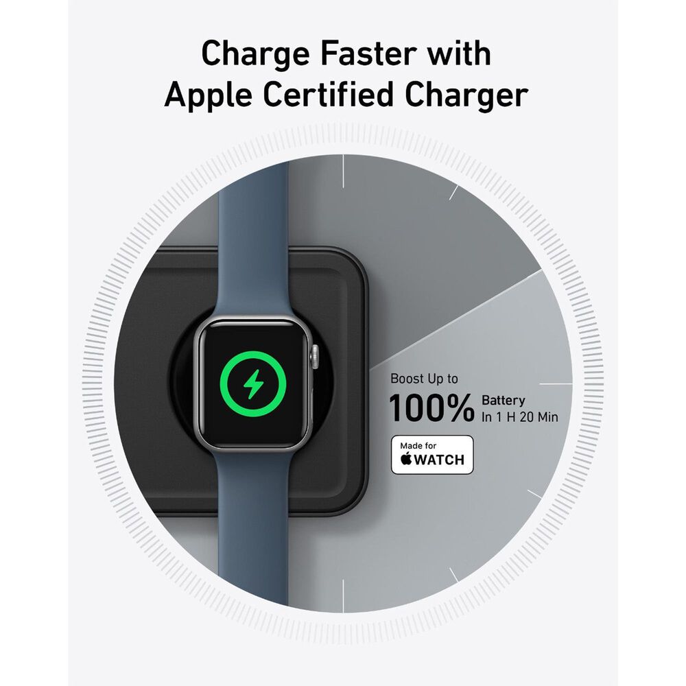 Anker MagGo Wireless Charging Station 3-in-1 Pad in Black, , large
