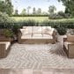 Dalyn Rug Company Sedona Floral 8" x 10" Putty Indoor/Outdoor Area Performance Rug, , large