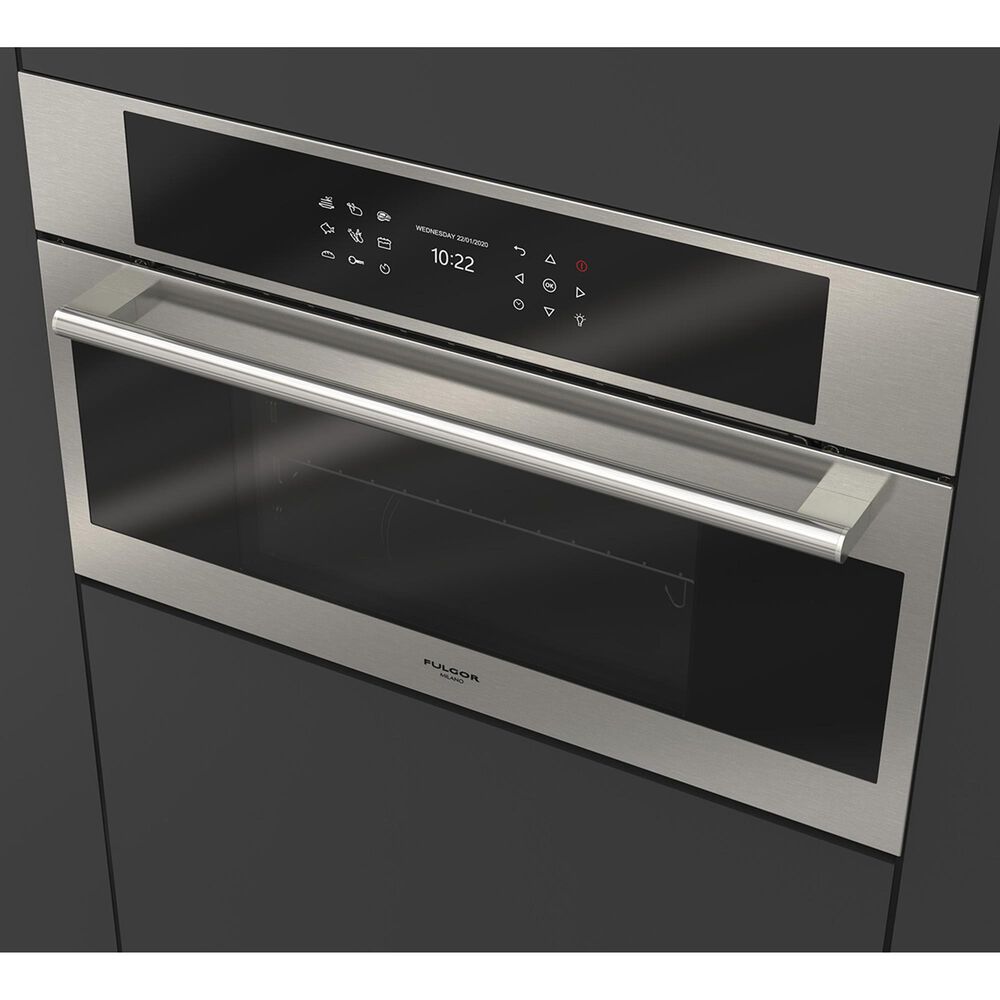 Fulgor Milano 30&quot; Combi Steam Single Wall Oven in Stainless Steel, , large