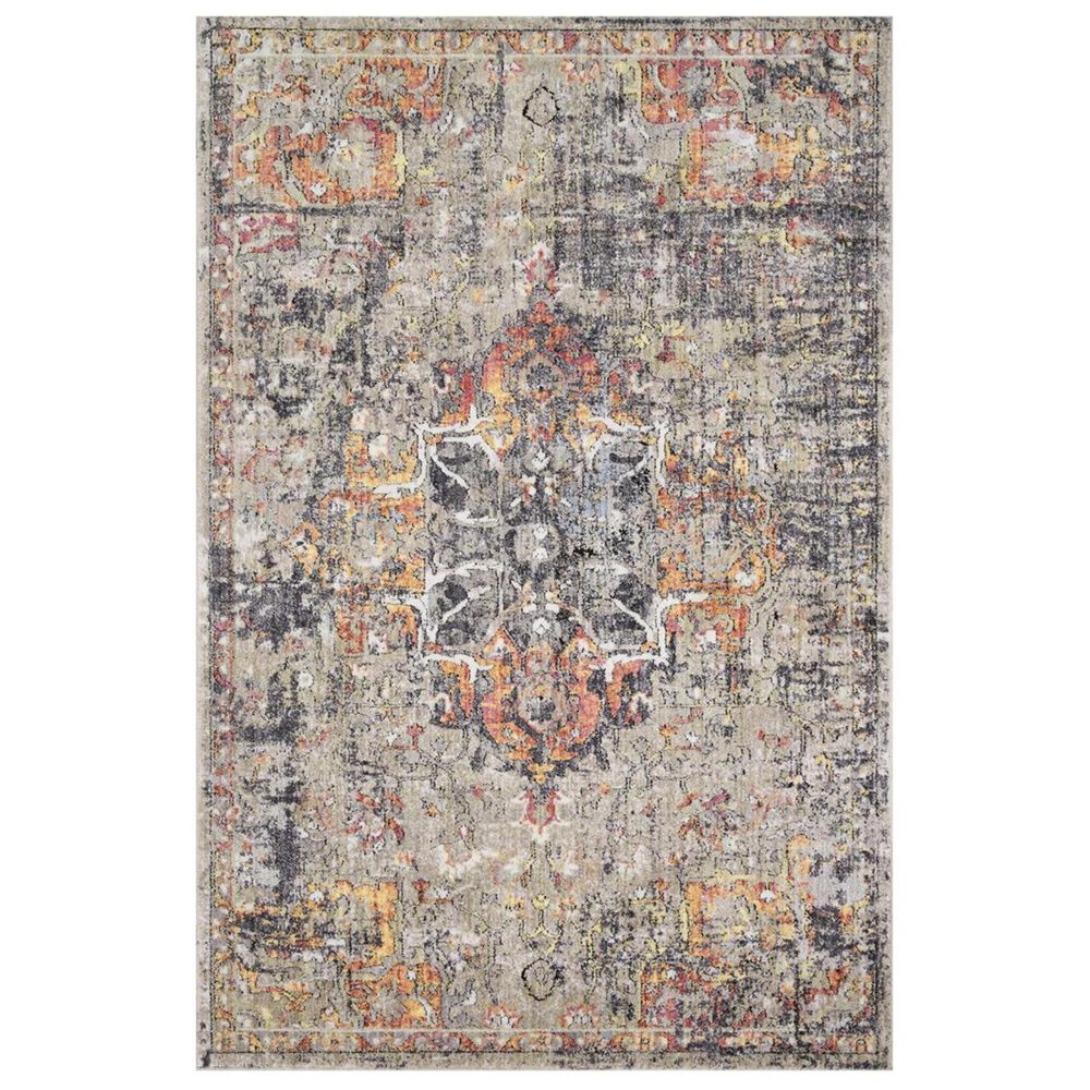 Loloi Medusa MED-03 2"4" x 4" Taupe and Sunset Scatter Rug, , large