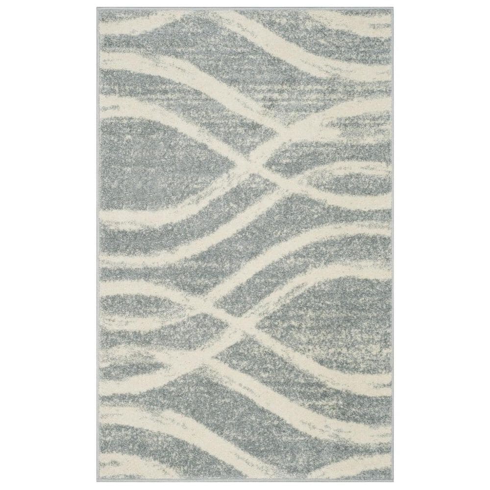 Safavieh Adirondack ADR125T 5&#39;1&quot; x 7&#39;6&quot; Cream and Slate Area Rug, , large