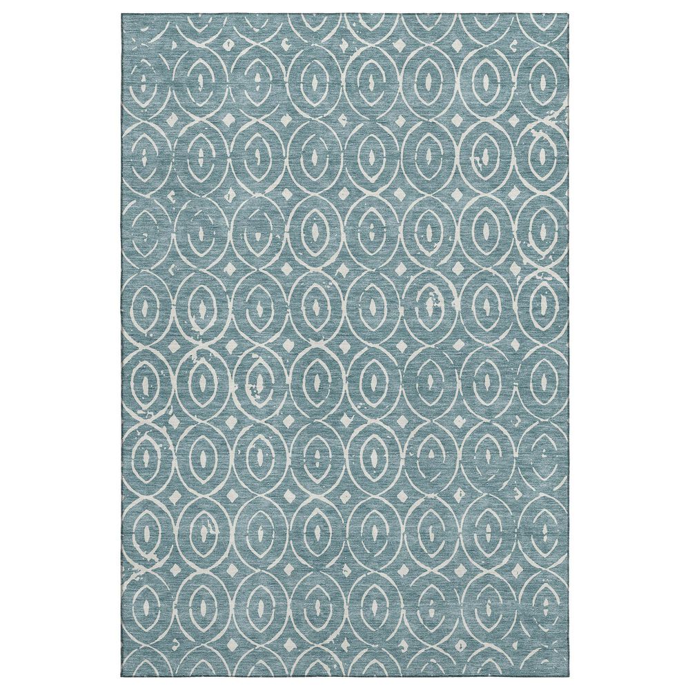 Dalyn Rug Company The Reserve TR12 Turquoise 8" x 10" Indoor/Outdoor Area Rug, , large