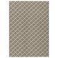 Dalyn Rug Company York 10" x 14" Taupe Indoor/Outdoor Area Rug, , large