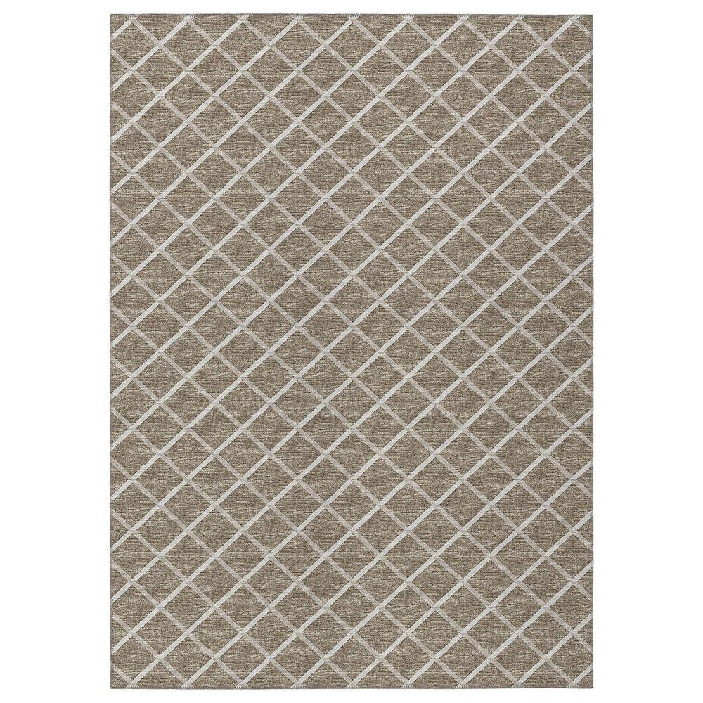 Dalyn Rug Company York 10" x 14" Taupe Indoor/Outdoor Area Rug, , large