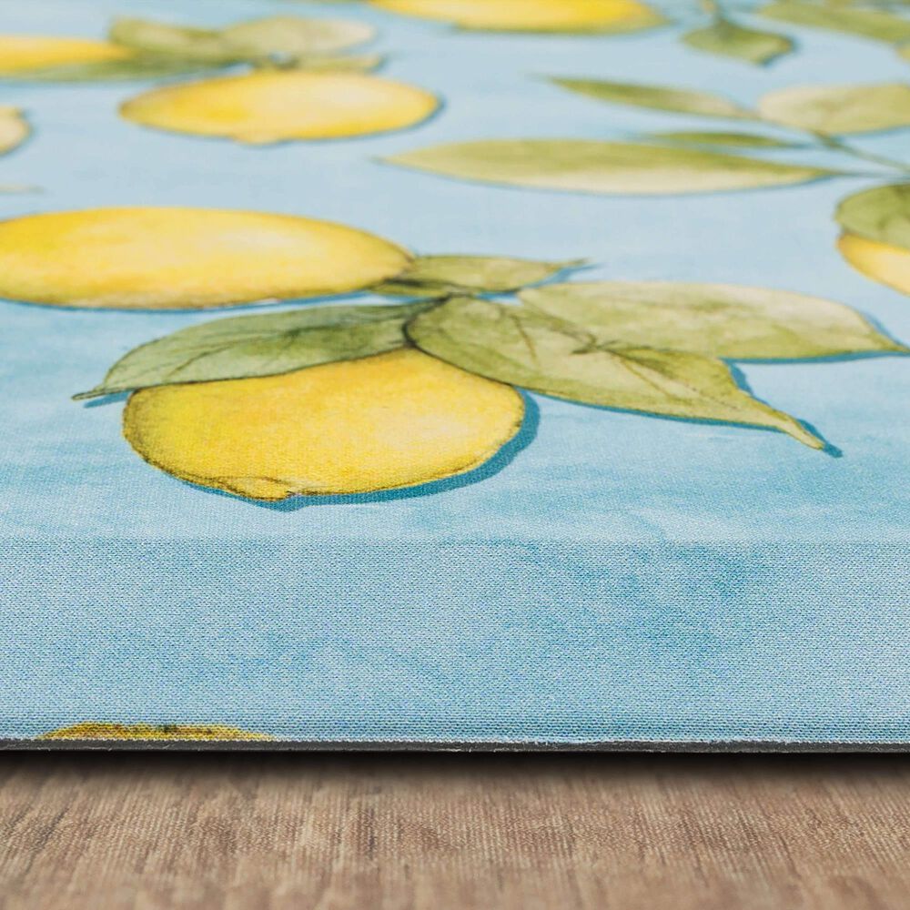 Mohawk Dri-Pro Deluxe Lemons All Over Slice 1&#39;8&quot; x 3&#39;6&quot; Multicolor Area Rug, , large