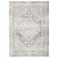 Nourison Astra Machine Washable 9" x 12" Light Blue Area Rug, , large