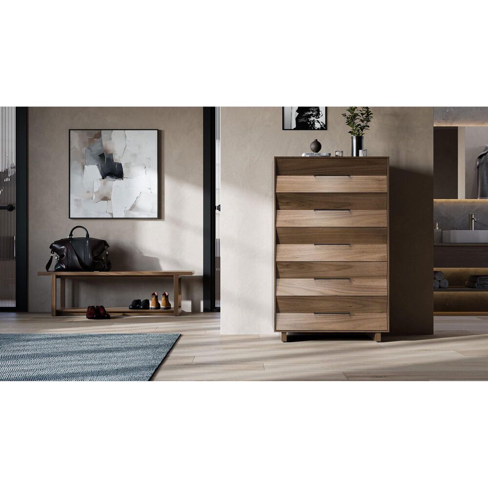 BDI Kava 5-Drawer Chest in Natural Walnut, , large