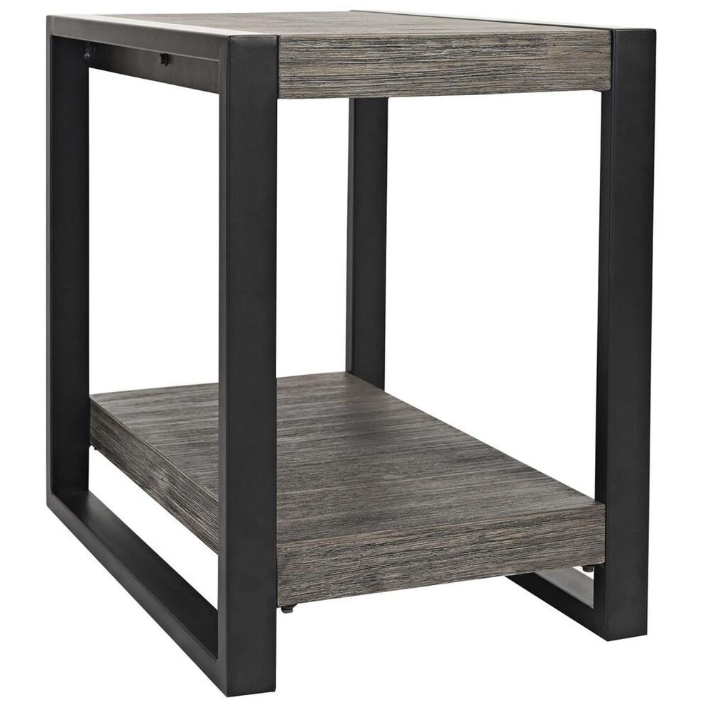 Waltham Pinnacle Chairside Table in Gray, , large