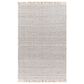Surya Sara Gray, Brown, Black, Cream and Dark Brown 10" x 14" Area Rug, , large