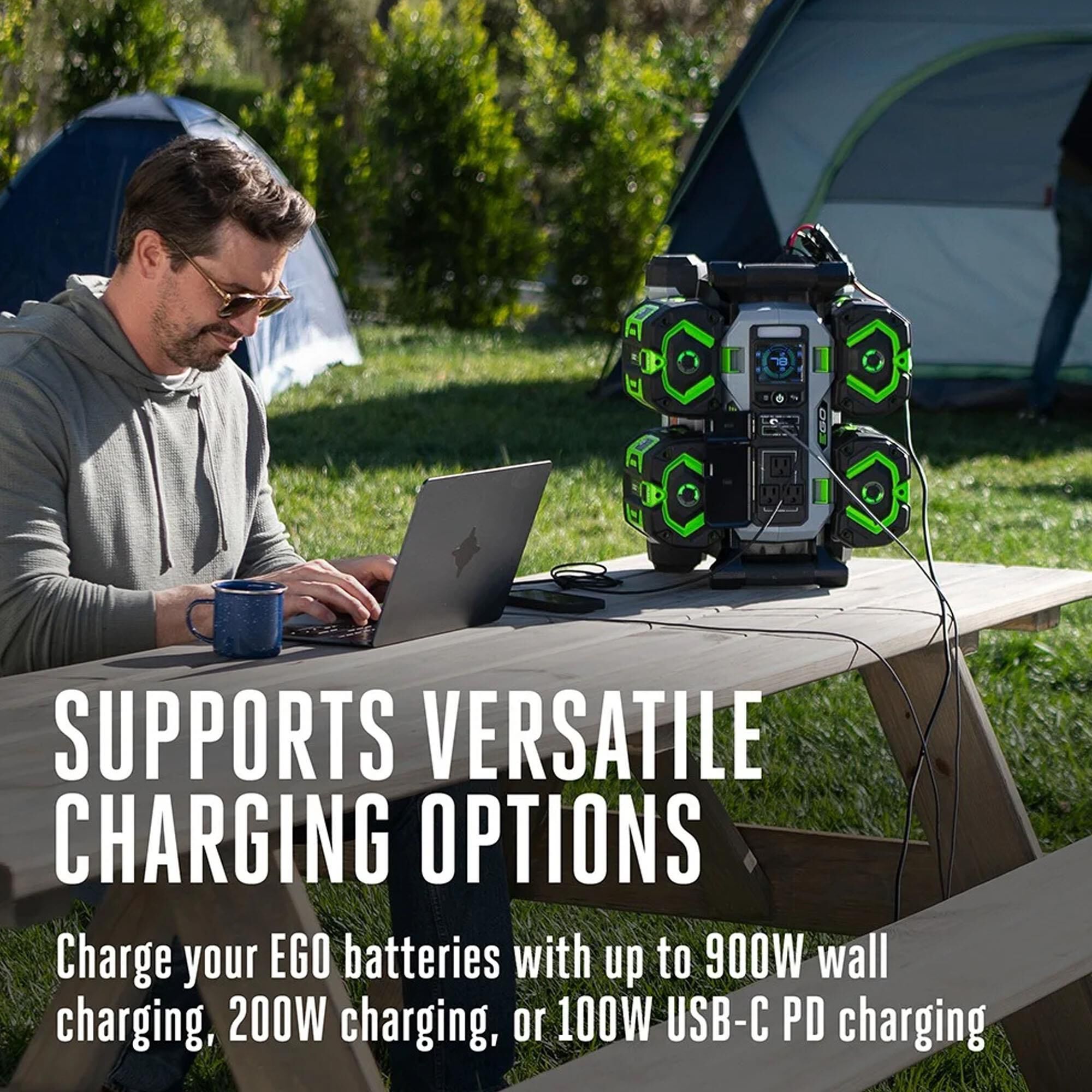 EGO POWER+ Nexus 1400W Portable Power Station, Includes (2) 56V