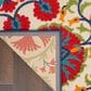 Nourison Aloha Floral 6" x 9" Red and Multicolor Indoor/Outdoor Area Rug, , large