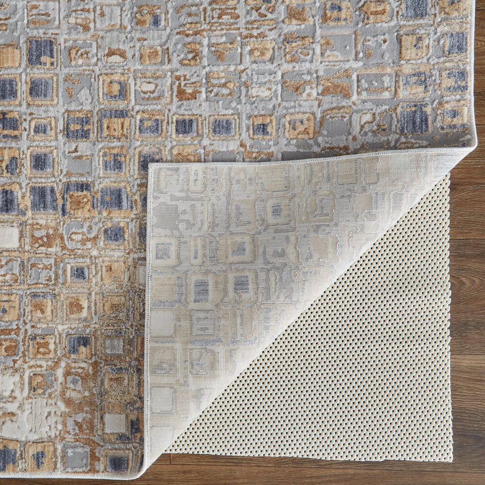 Feizy Laina 39G0F 3&#39; x 5&#39; Beige and Gray Area Rug, , large