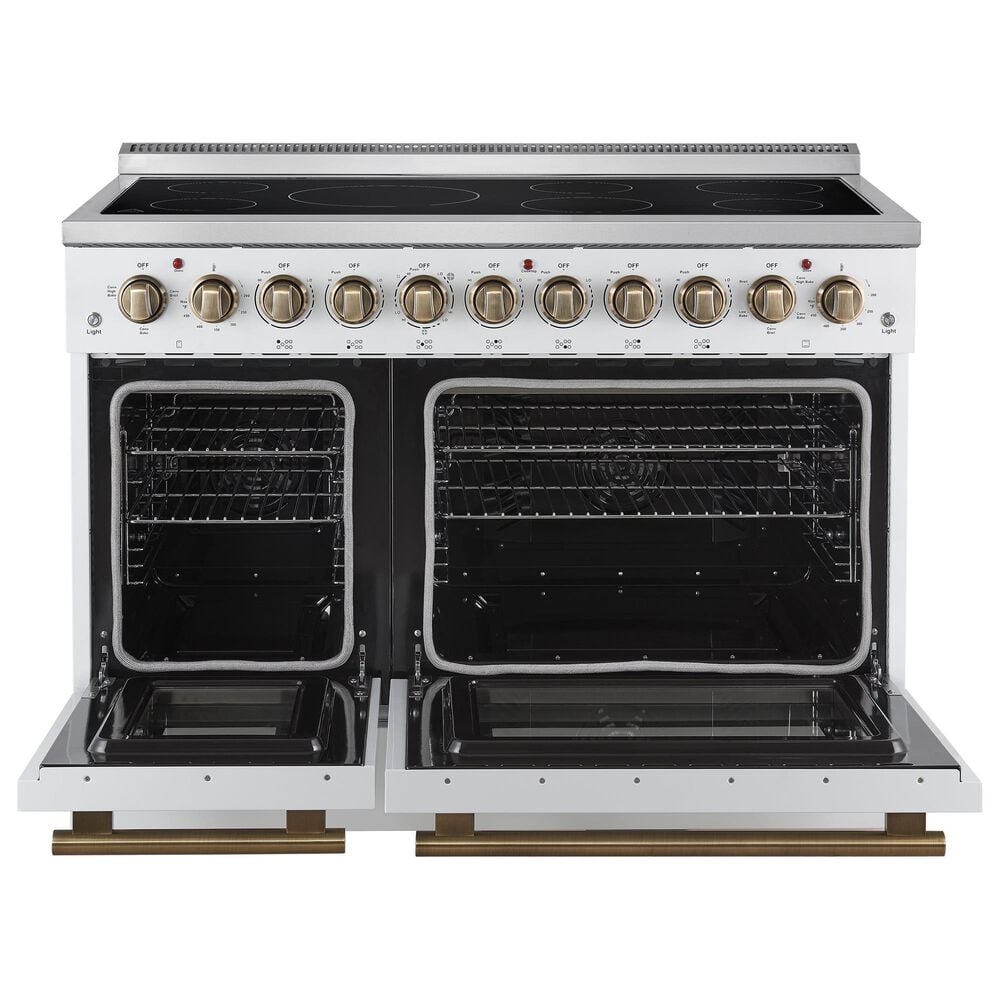 Forno Paolo 48" Freestanding Electric Range in White, , large