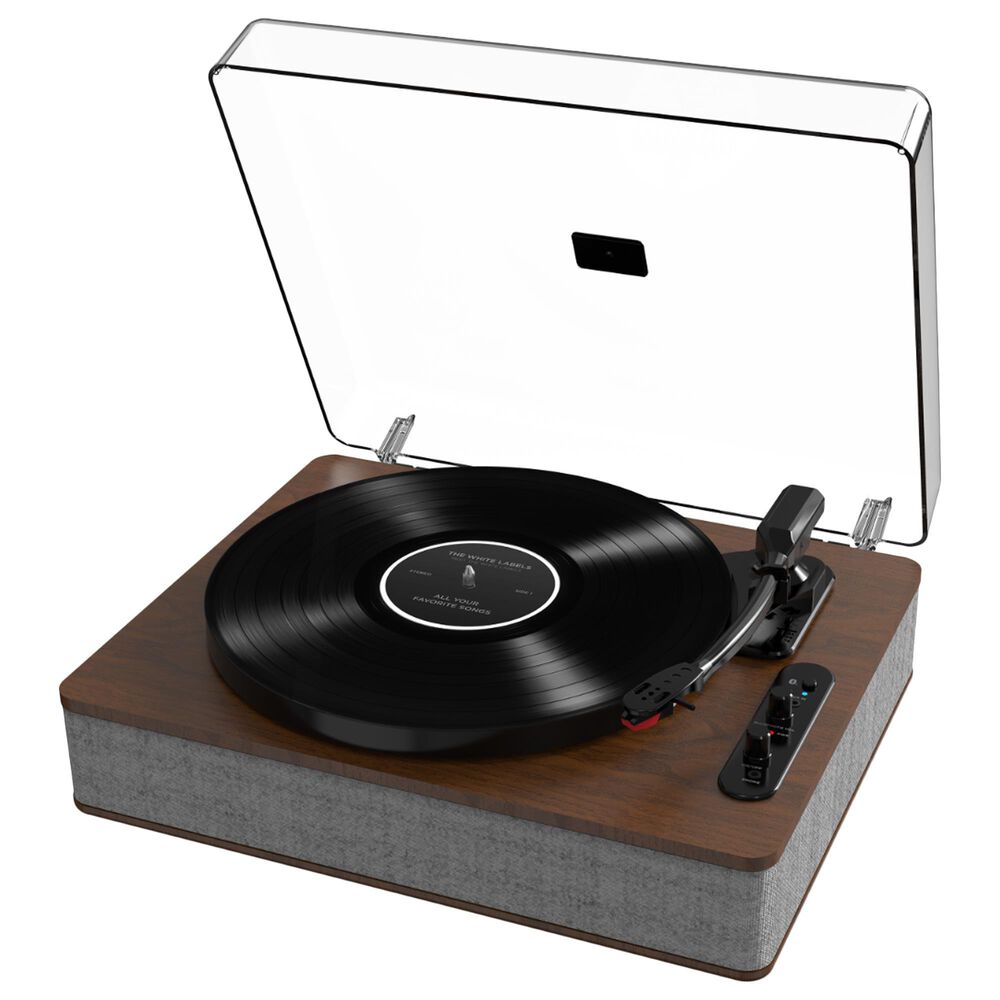 Ion Luxe LP 3-Speed Turntable with Bluetooth and USB in Espresso, , large