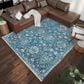 Dalyn Rug Company Marbella Transitional 9" x 13" Navy Area Rug, , large