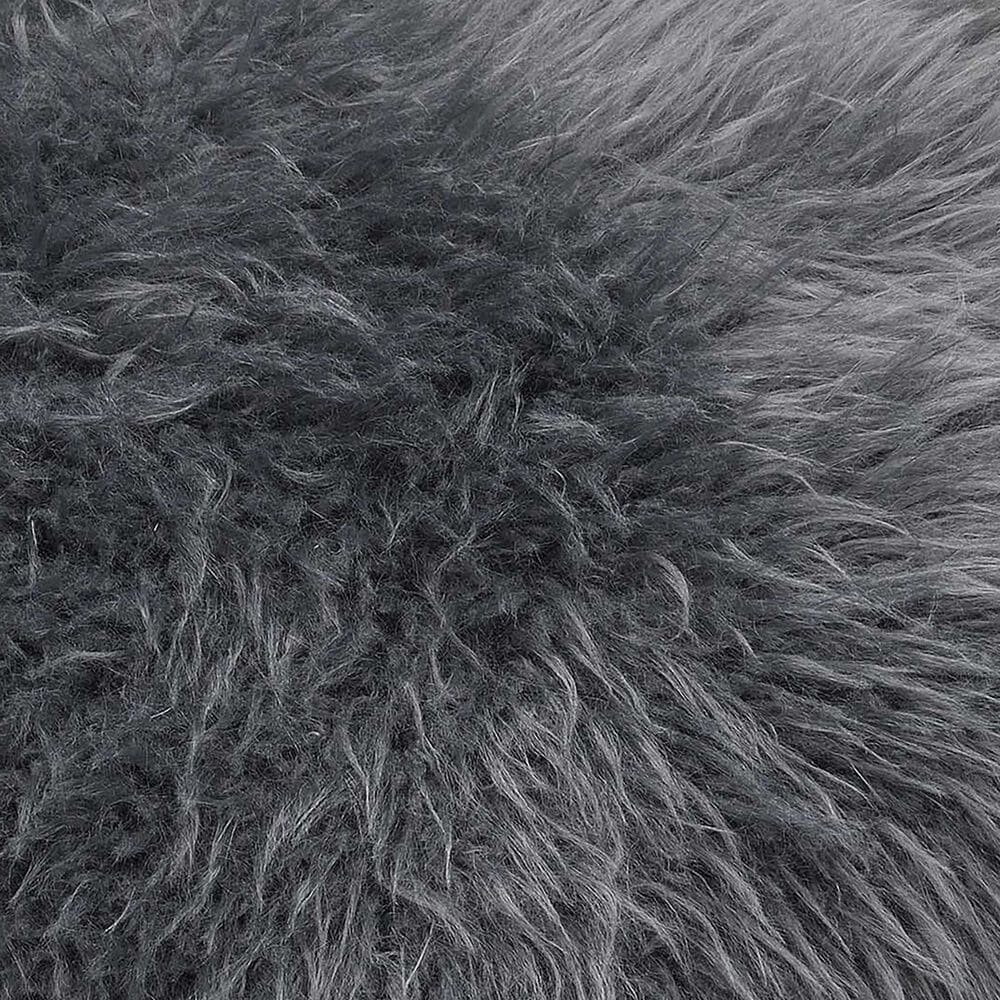 Furniture of America Neyra Long-Haired Accent Chair in Charcoal Gray, , large