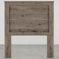Lemoore Essential Twin Panel Headboard in Weathered Gray Ash, , large