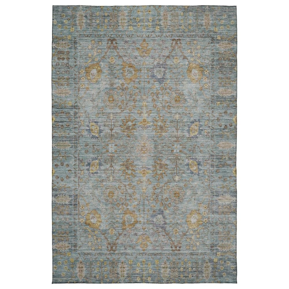 Dalyn Rug Company Solace SL9 8" x 10" Teal Area Rug, , large