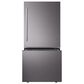 LG 26 Cu. Ft. Bottom Freezer Refrigerator in Black Stainless Steel, , large