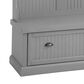 Crosley Furniture Seaside Hall Tree in Distressed Gray, , large