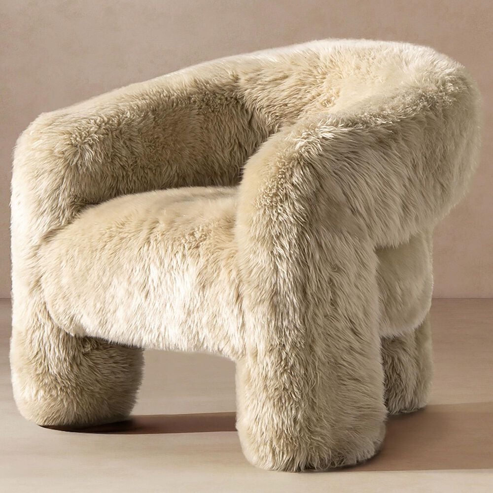 Jennifer Taylor Home Avalon Barrel Accent Chair in Natural Blonde, , large